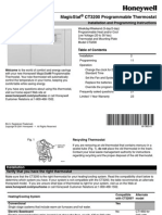 Manual - Honeywell Thermostat CT3200