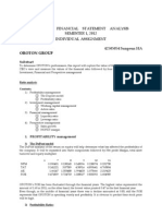 Financial Ratio Analysis