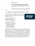 Introduction To Pharmacognosy