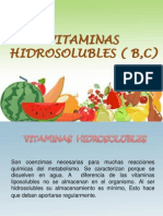 Vitaminas Hidrosolubles