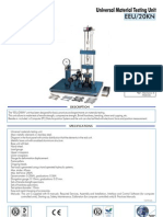 Universal Material Testing Unit: EEU/20KN