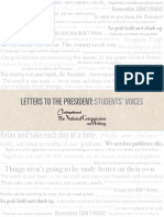 Letters To The Next President