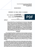 BABU e PRAKASH (1995) - Efficiency of Silica Fume in Concrete