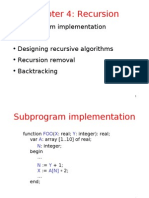 Chapter 4: Recursion