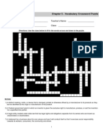 Entreskills™: Chapter 5 - Vocabulary Crossword Puzzle