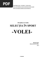 Selectia - VOLEI