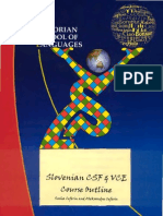 8.9. Slovenian CSF & VCE Course Outline 2003