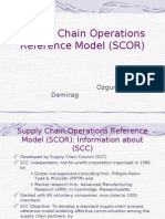 Supply Chain Operations Reference Model (SCOR) : Ozgun C. Demirag