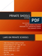 Laws On Private School