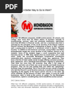 Mondragon A Better Way To Go To Work