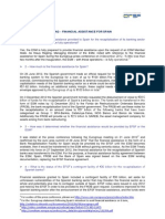 FAQ - Financial Assistance For Spain: 7 December 2012