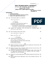 Digital Signal Processing Question Paper