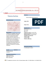 Ficha TÃ©cnica Tilosina Fosfato.