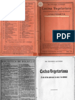 004 - Cocina Vegetariana Del DR Eduardo Alfonso de Aprox 1930