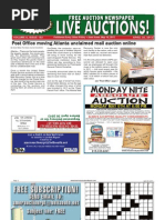 Lliivvee Aauuccttiioonnss!!: Free Auction Newspaper