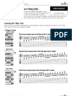 Connecting Three Notes On A String Scales: Advanced