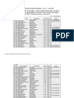 Provisional List of Eligible / Non Eligible Applicants of Mig-A (G+3) Categroy Registered in Srs-2012 For House Allotment Lottery To Be Held On Dt. 30.04.2013 DT. 18.04.2013