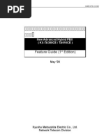 Feature Guide (1 Edition) : New Advanced Hybrid PBX (KX-TA308CE / TA616CE)