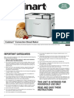 Cuisinart Bread Maker Manual