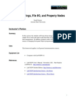 LabVIEW Strings, File IO and Property Nodes