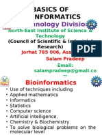 Basics of Bioinformatics