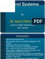 Control Systems: M. Asim Rehmat