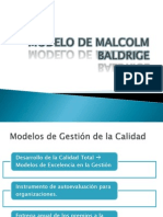 Modelo de Malcolm Baldrige y Conceptos