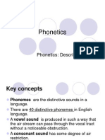 Phonetics and Phonology Chapter 3