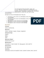 Chlorophyll PDF