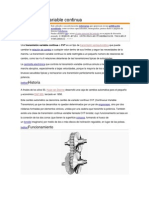 Transmisión Variable Continua