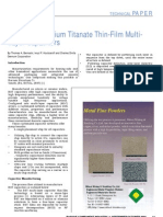 BST Thin Film Capacitor