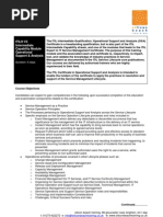 ITIL® V3 Intermediate Capability Module Operational Support Analysis