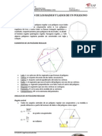 Determinación de Los Radios y Lados de Un Poligono