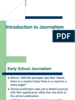 Introduction To Journalism