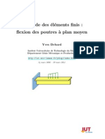 Flexion Des Poutres À Plan Moyen PDF