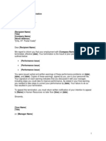 Sample Letter of Termination