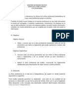 Informe Auditoria Etica