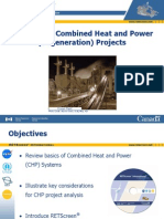 RETScreen Combined Heat and Power Cogeneration