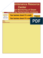 Condition Monitoring of Steam Turbines by Performance Analysis