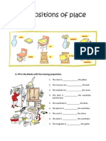 Prepositions of Place