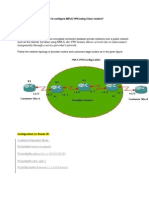 How To Configure MPLS VPN Using Cisco Routers