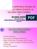 Business Oppurtunities in Plastics Processing & Allied Industries