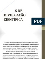 Textos de Divulgação Científica