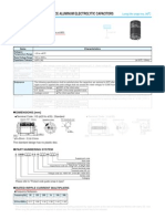 Large Capacitance Aluminum Electrolytic Capacitors: Specifications
