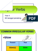 Grammar Irregular Verbs - Simple Past Tense