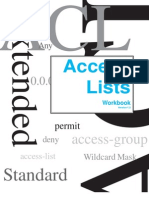 CISCO Access Lists Workbook Student Version 1.2