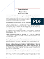 Cabo Polonio, Dpto. de Rocha Rep. Oriental Del Uruguay. Origen Del Nombre.