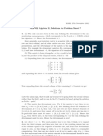 M2PM2 Algebra II, Solutions To Problem Sheet 7