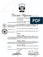 DS #003 y 005-2009-JUS - Reglamento Del Decreto Legislativo N 1049