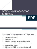 Medical Management of Glaucoma